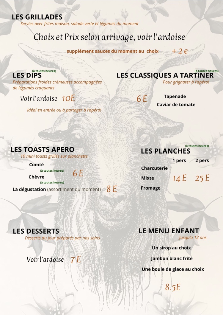 Menu Restaurant Le Pont De Fer-2